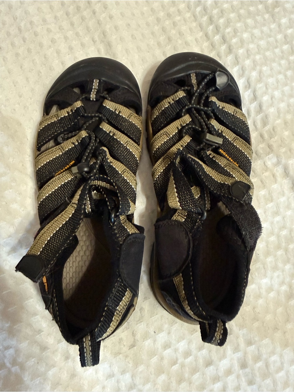 Keen Kids Newport Black and Tan Outdoor Sandals